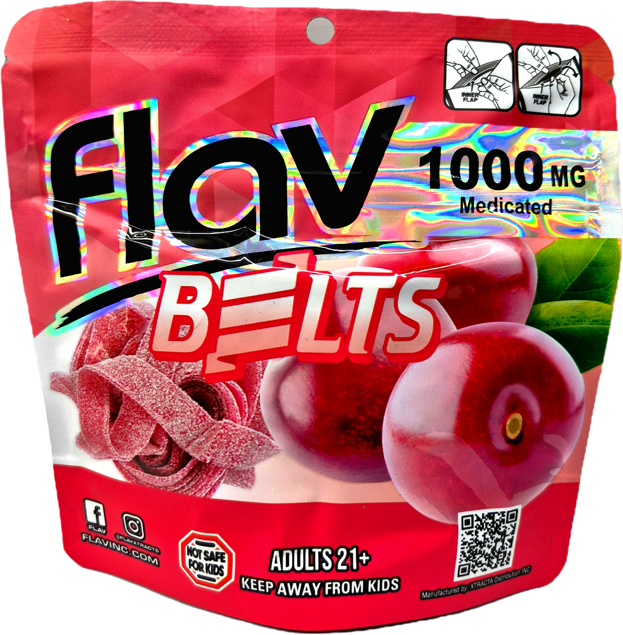 Flav Rx 1000mg Sour Belts